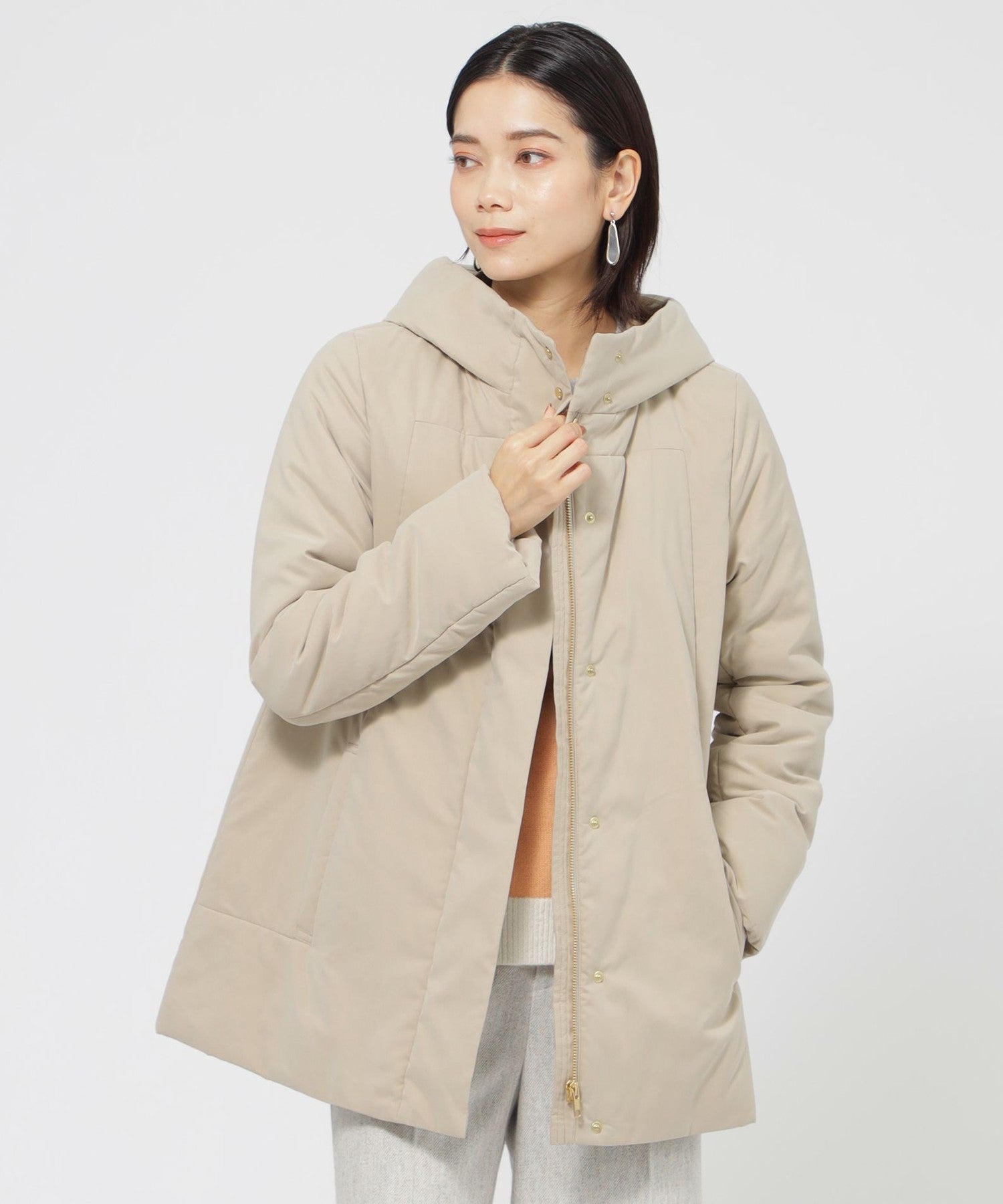 2213-U5A1246540__,40,モデル身長166cm 着用サイズ：40