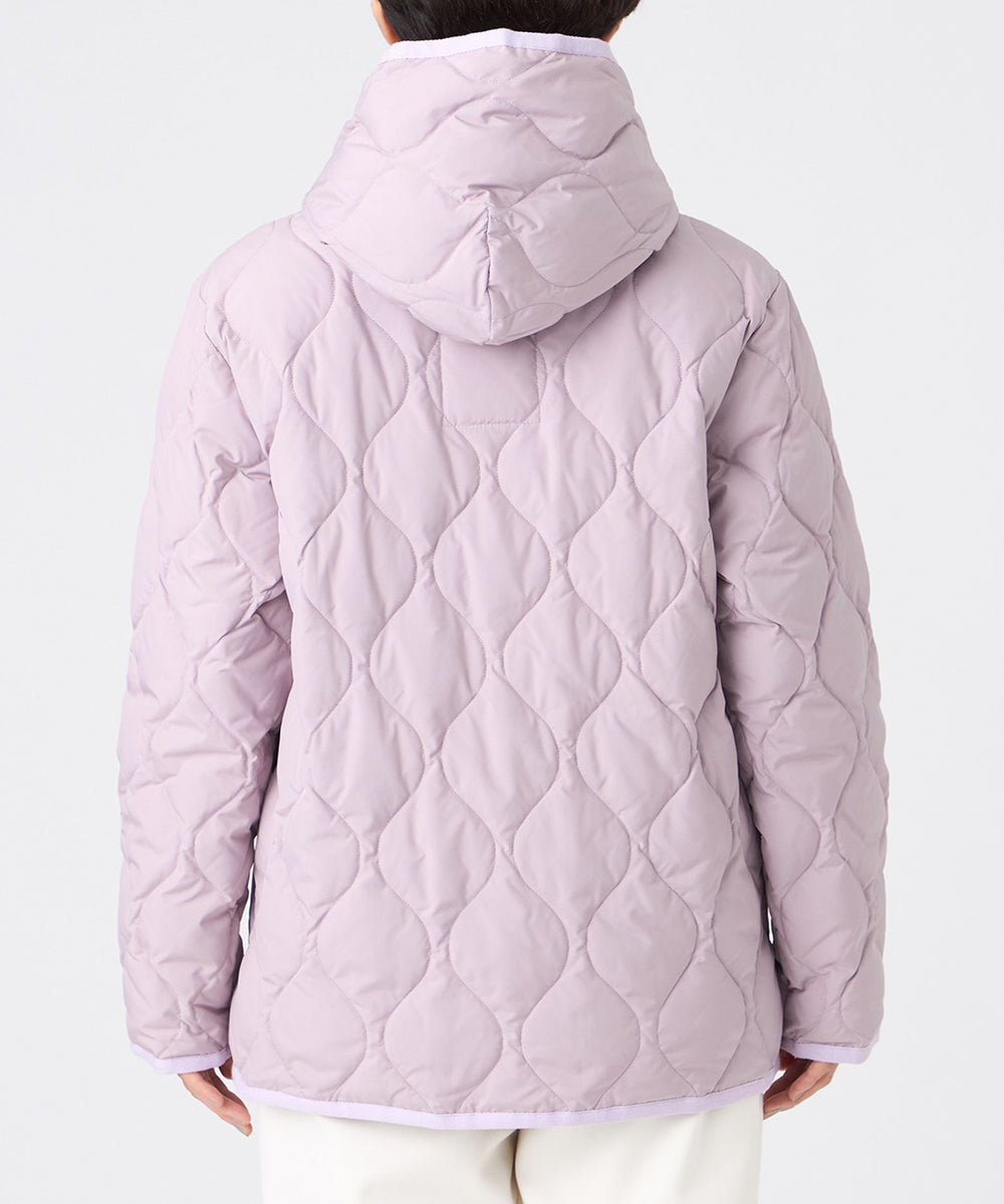 カタログ掲載】【ウォッシャブル】フーデッドキルティングダウン