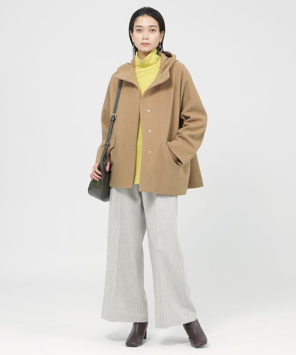 カタログ掲載品】ウールスーパービーバーフーデッドコート(コート