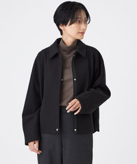 カタログ掲載】【ウォッシャブル】ウールライクジャージ―ブルゾン