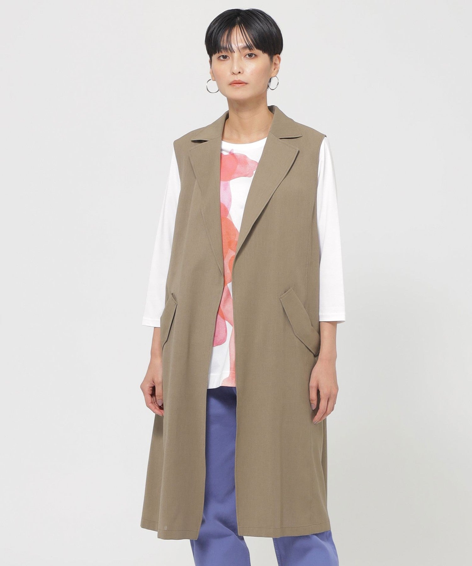 2213-U5G0140950__,50,モデル身長165cm 着用サイズ：40