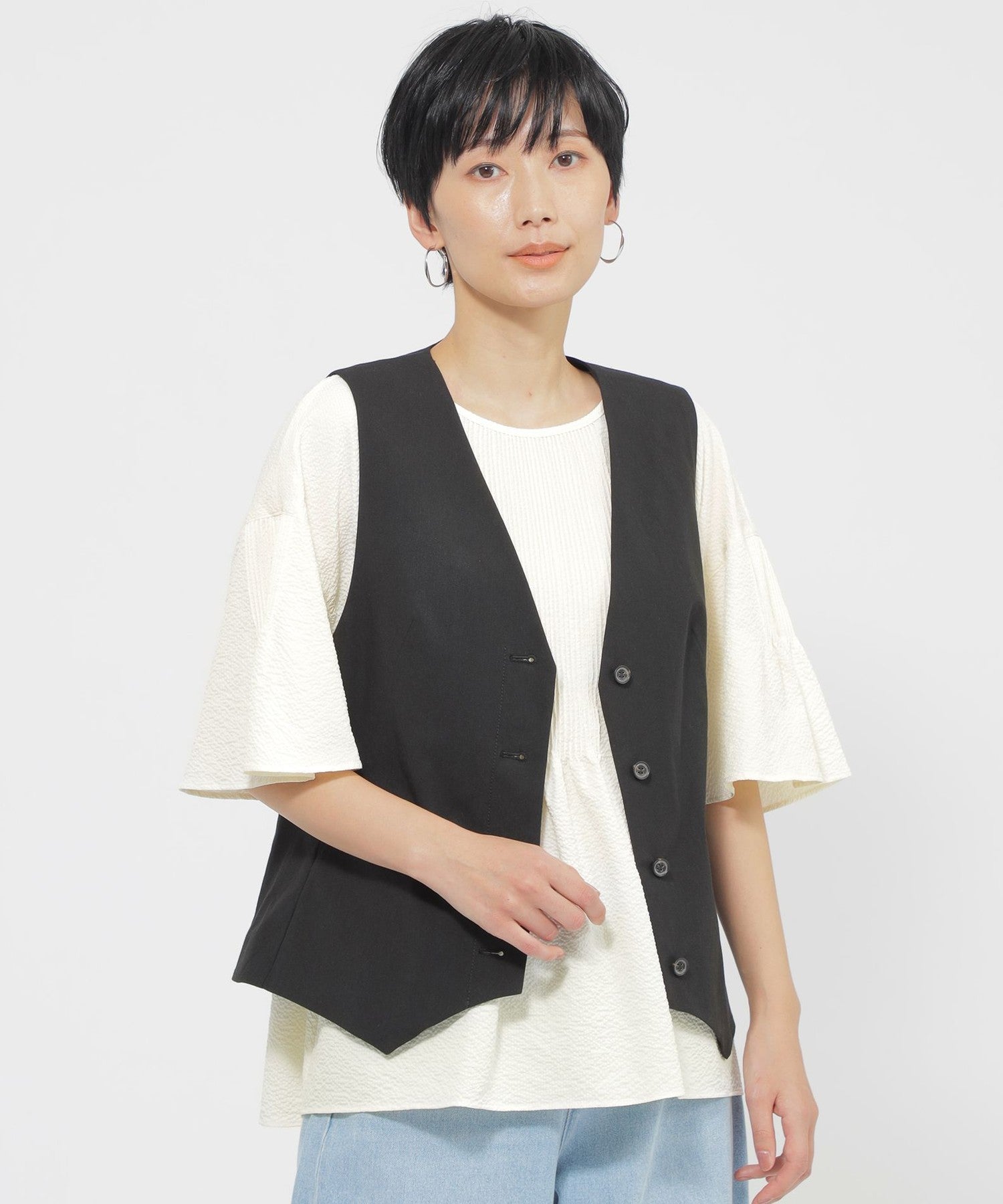 2213-U5G0254309__,09,モデル身長166cm 着用サイズ：40