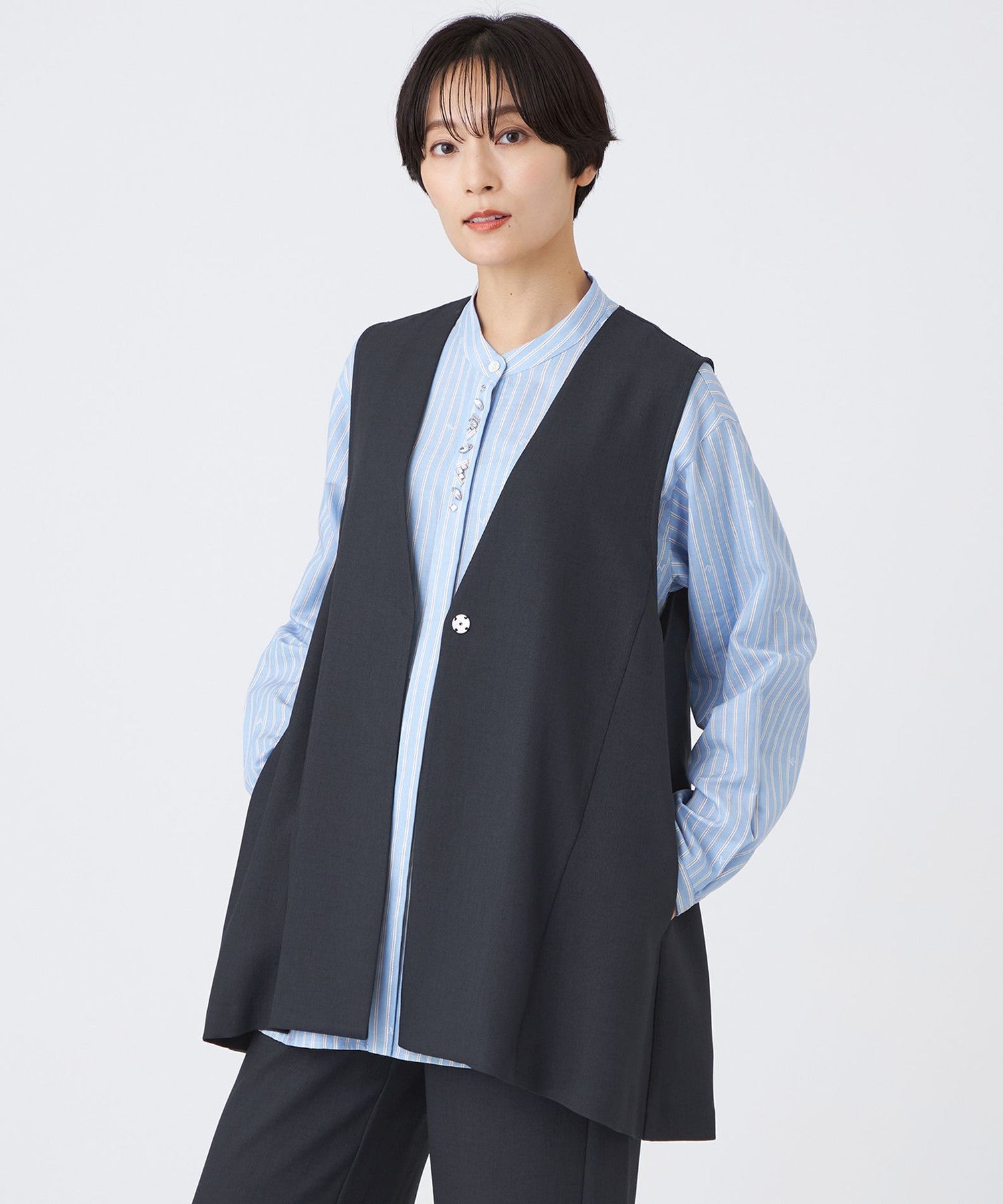 2213-U5G0262829__,29,モデル身長163cm 着用サイズ：40