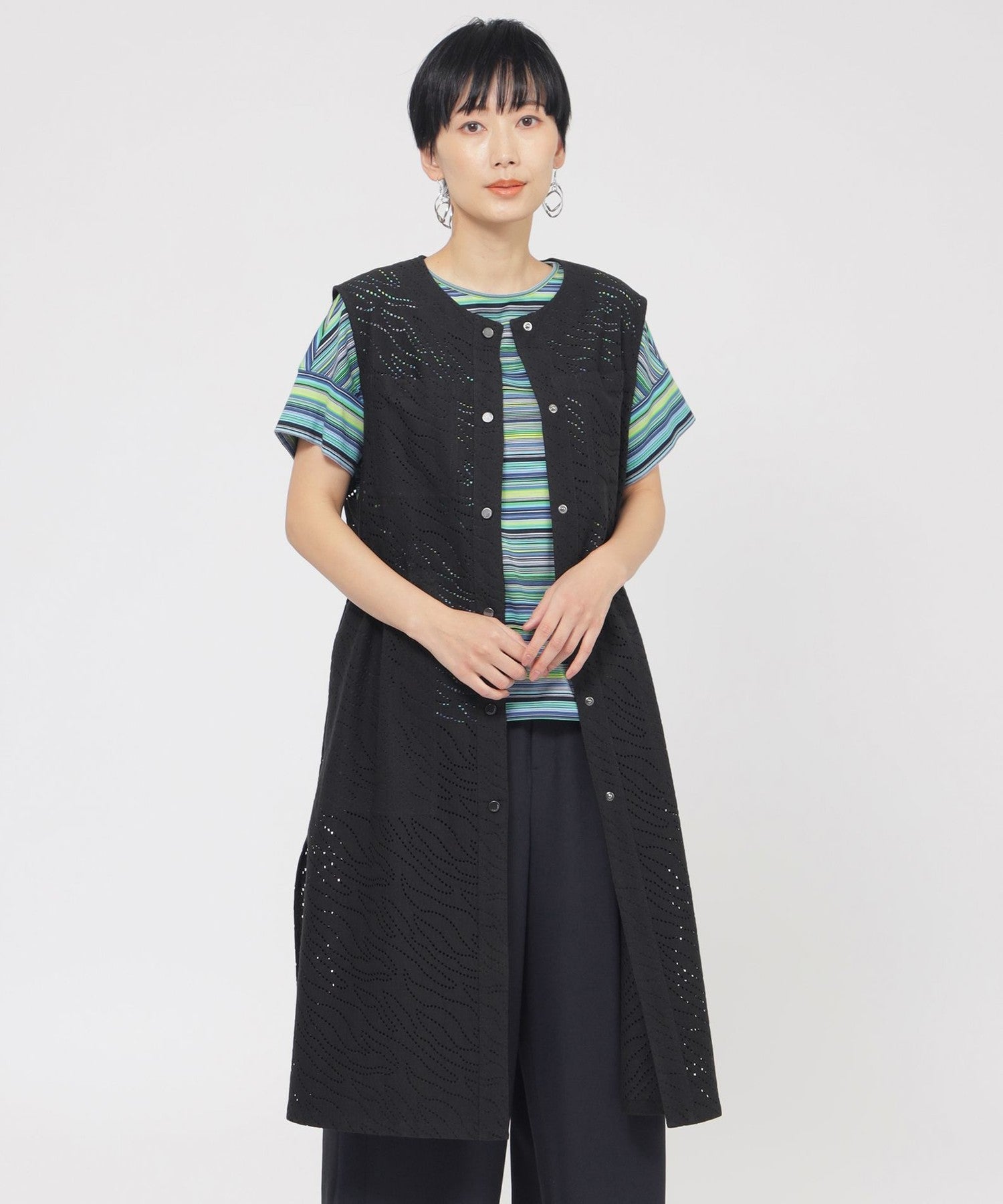 2213-U5G0353609__,09,モデル身長166cm 着用サイズ：40