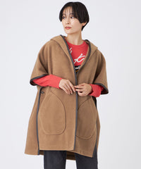 カタログ掲載】ウールライクニードルパンチケープジレ(ベスト)｜EVEX