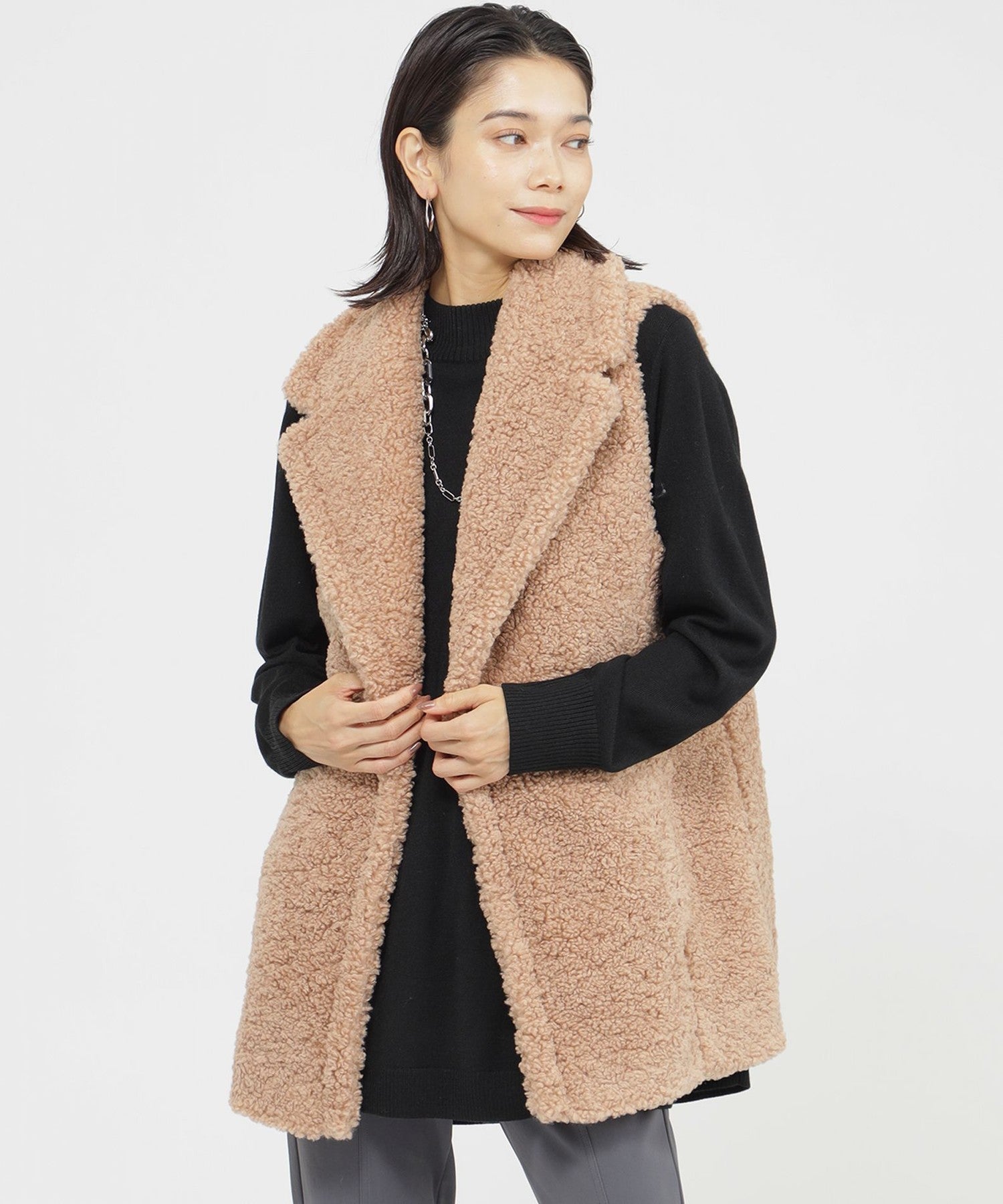 2213-U5G0548740__,40,モデル身長166cm 着用サイズ：40