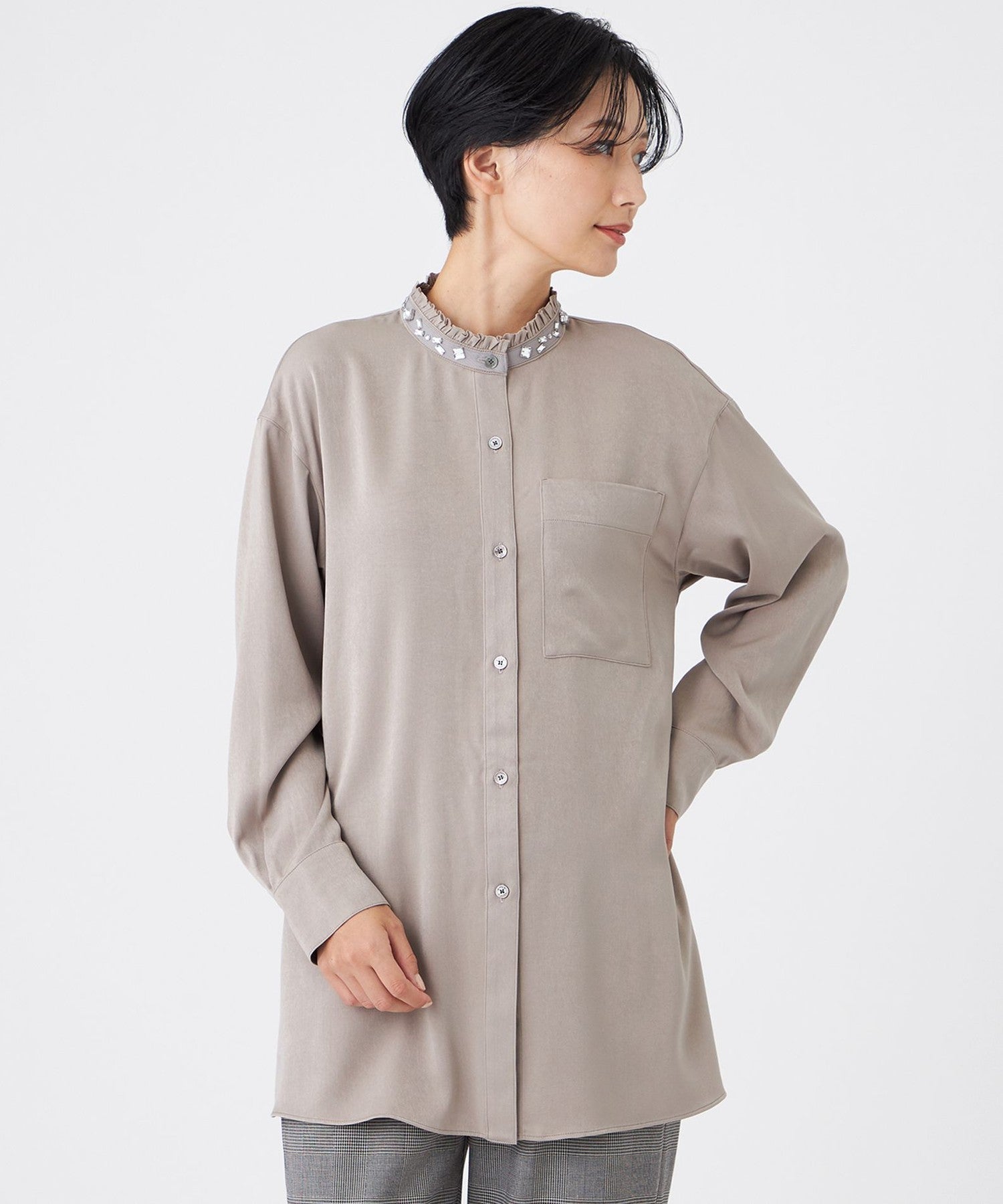 2213-U5M0865040__,40,モデル身長166cm 着用サイズ：40