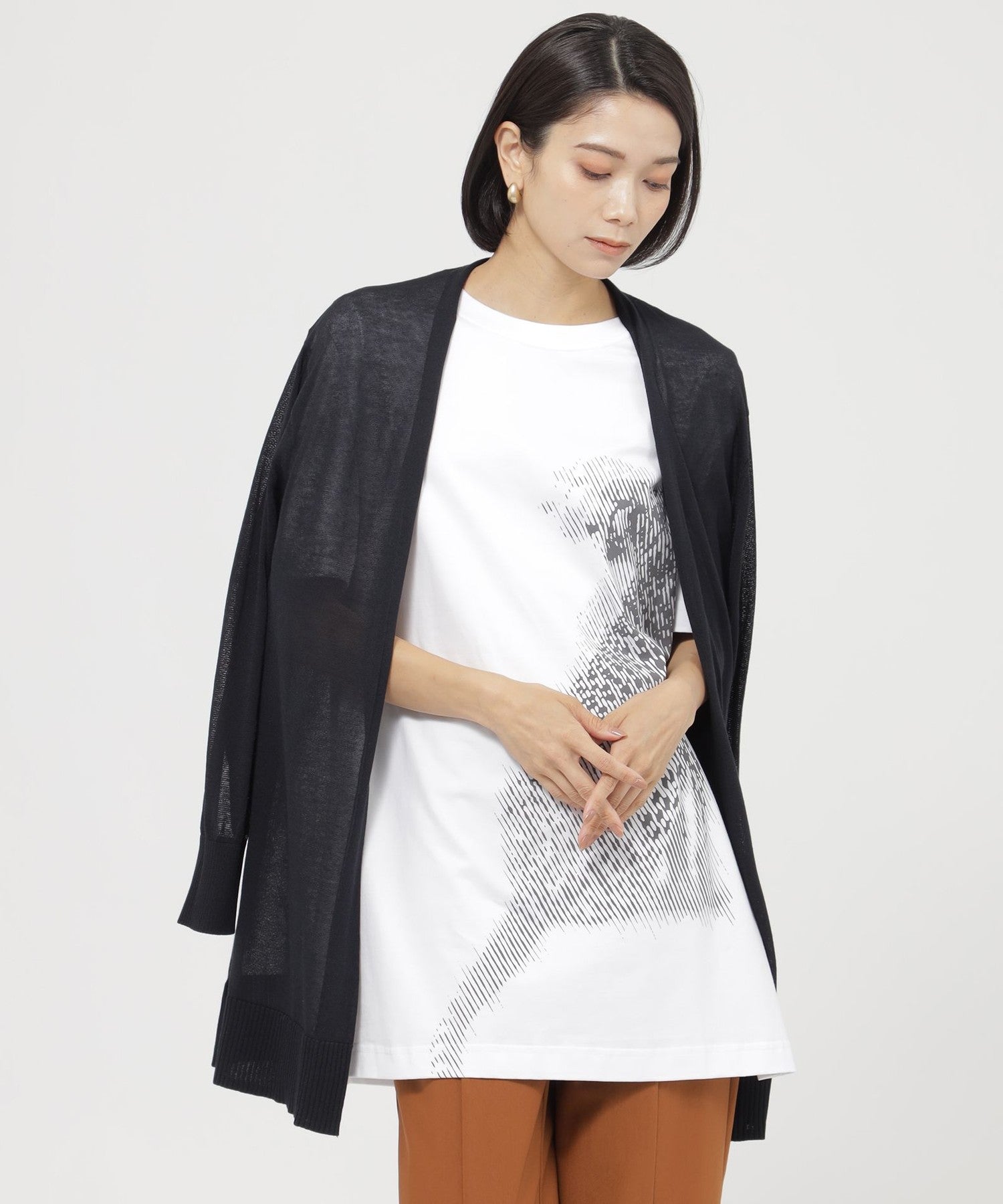 2213-U5N0231309__,09,モデル身長166cm 着用サイズ：40