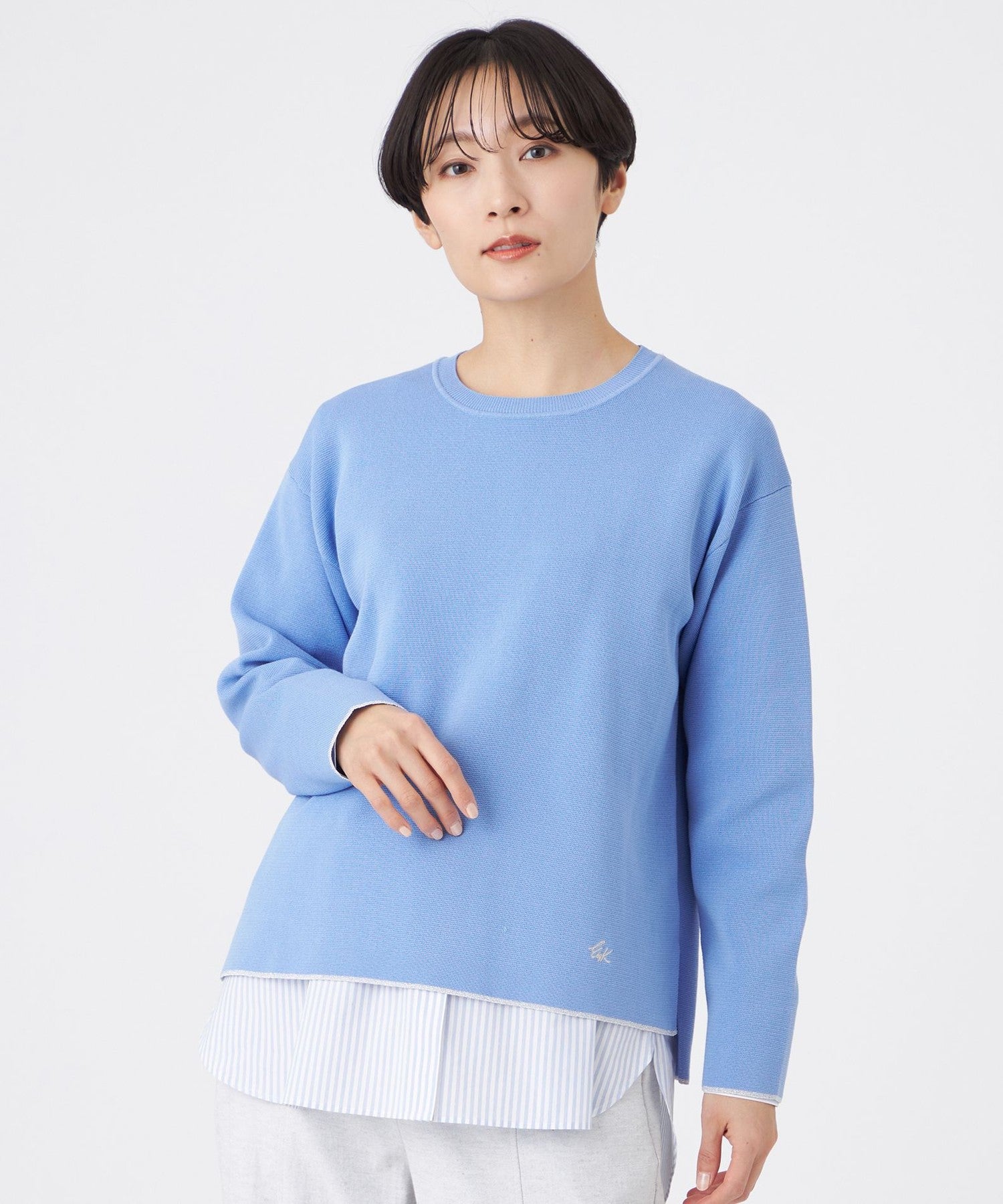 2213-U5N0471422__,22,モデル身長163cm 着用サイズ：40