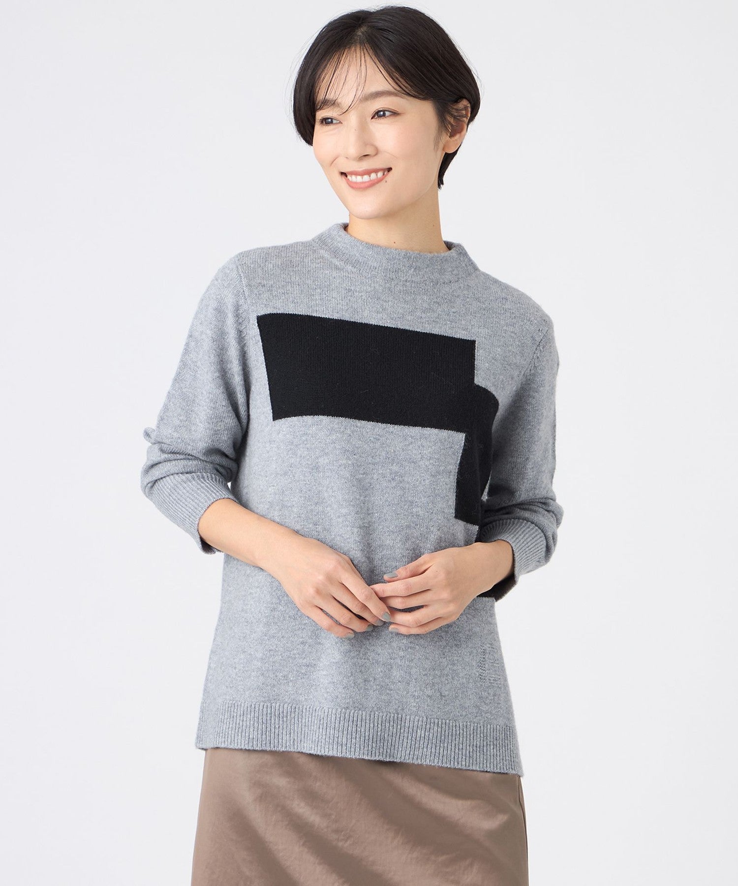 2213-U5N0667207__,07,モデル身長163cm 着用サイズ：40