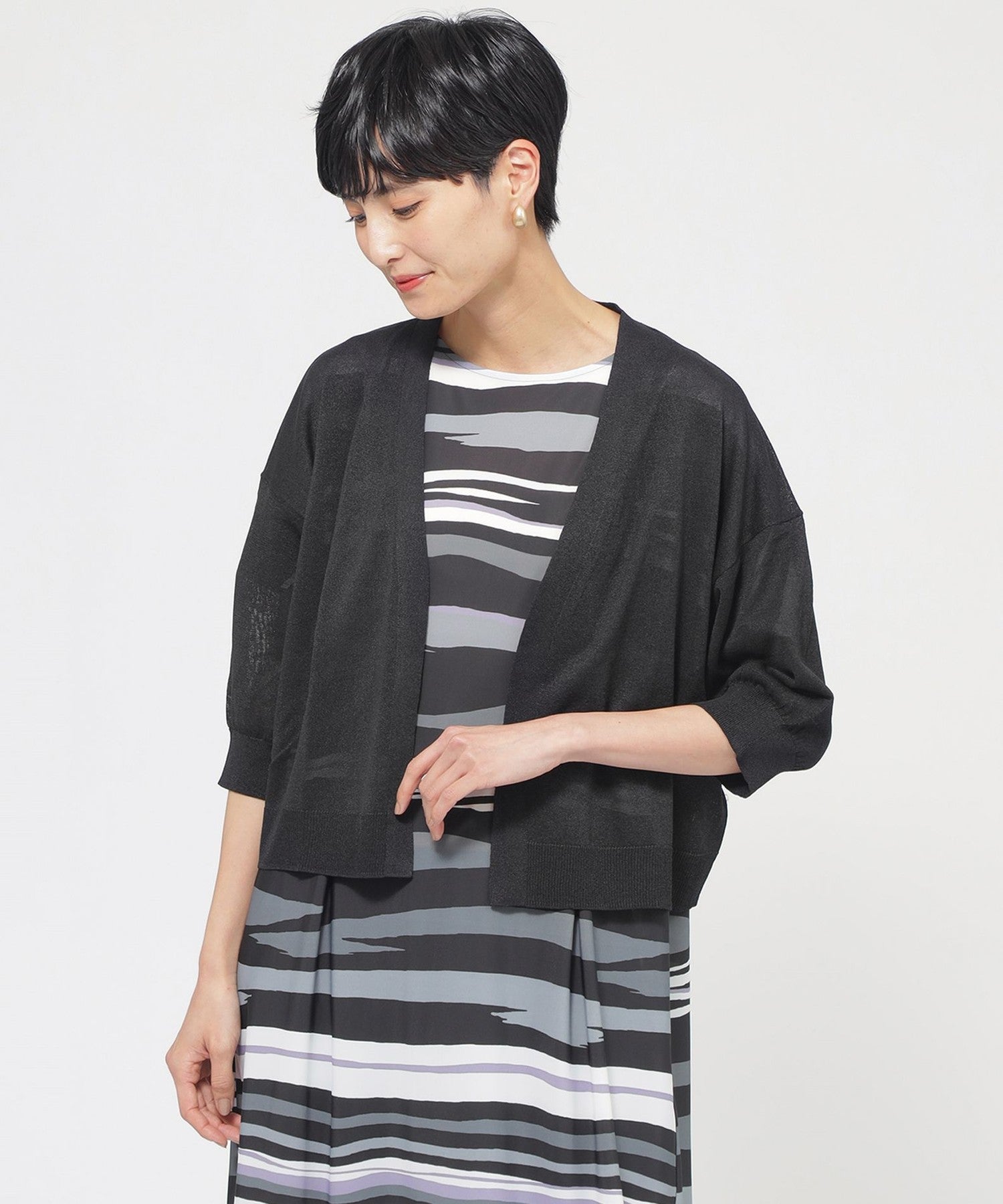 2213-U5N1055409__,09,モデル身長165cm 着用サイズ：40