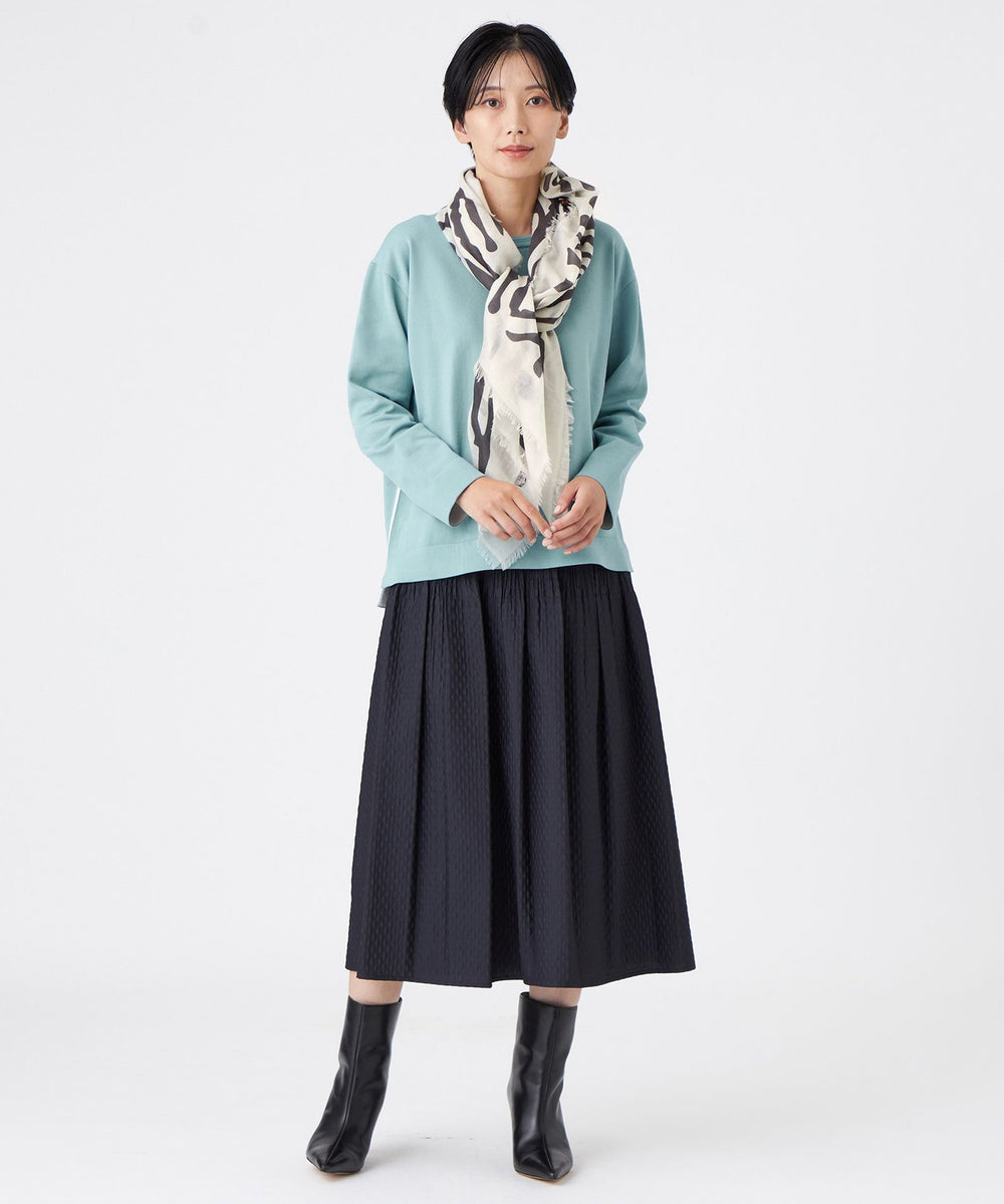 embryoニット Volume Embroidrerd knit/ボリューム刺繍ニット（ニット