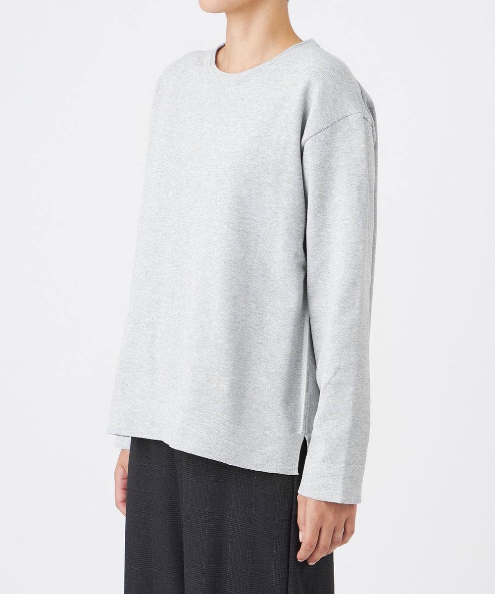 ぬっこ マシンウォッシャブル】コットンブリッドニットプルオーバー