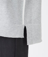 マシンウォッシャブル】コットンブリッドニットプルオーバー(トップス