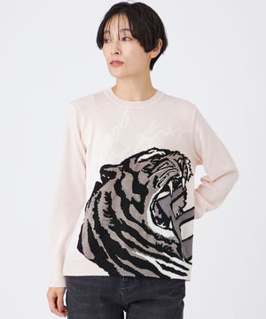 カタログ掲載】【ウォッシャブル】イニシャルタイガーインターシャ