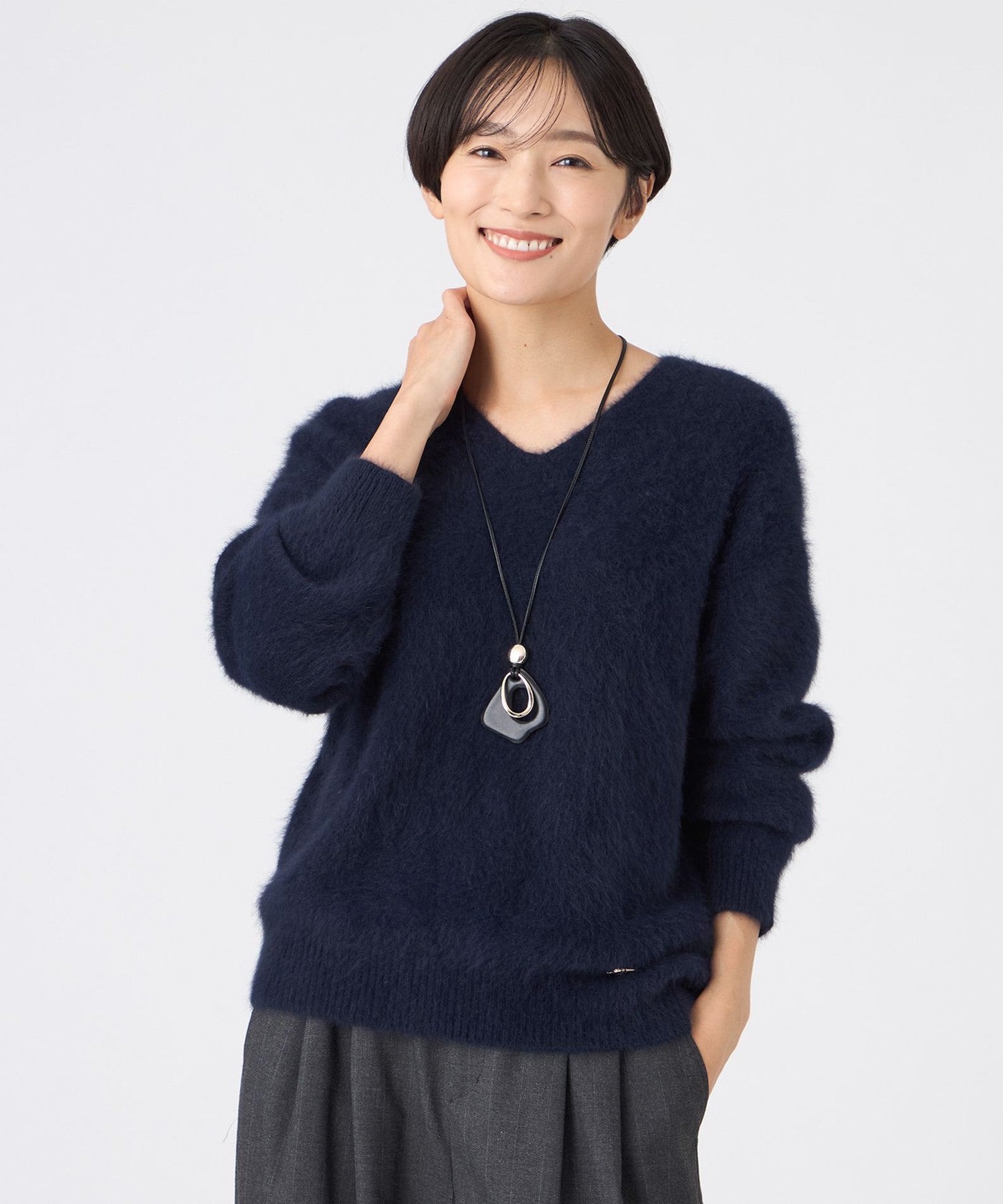 2213-U5N1968329__,29,モデル身長163cm 着用サイズ：40