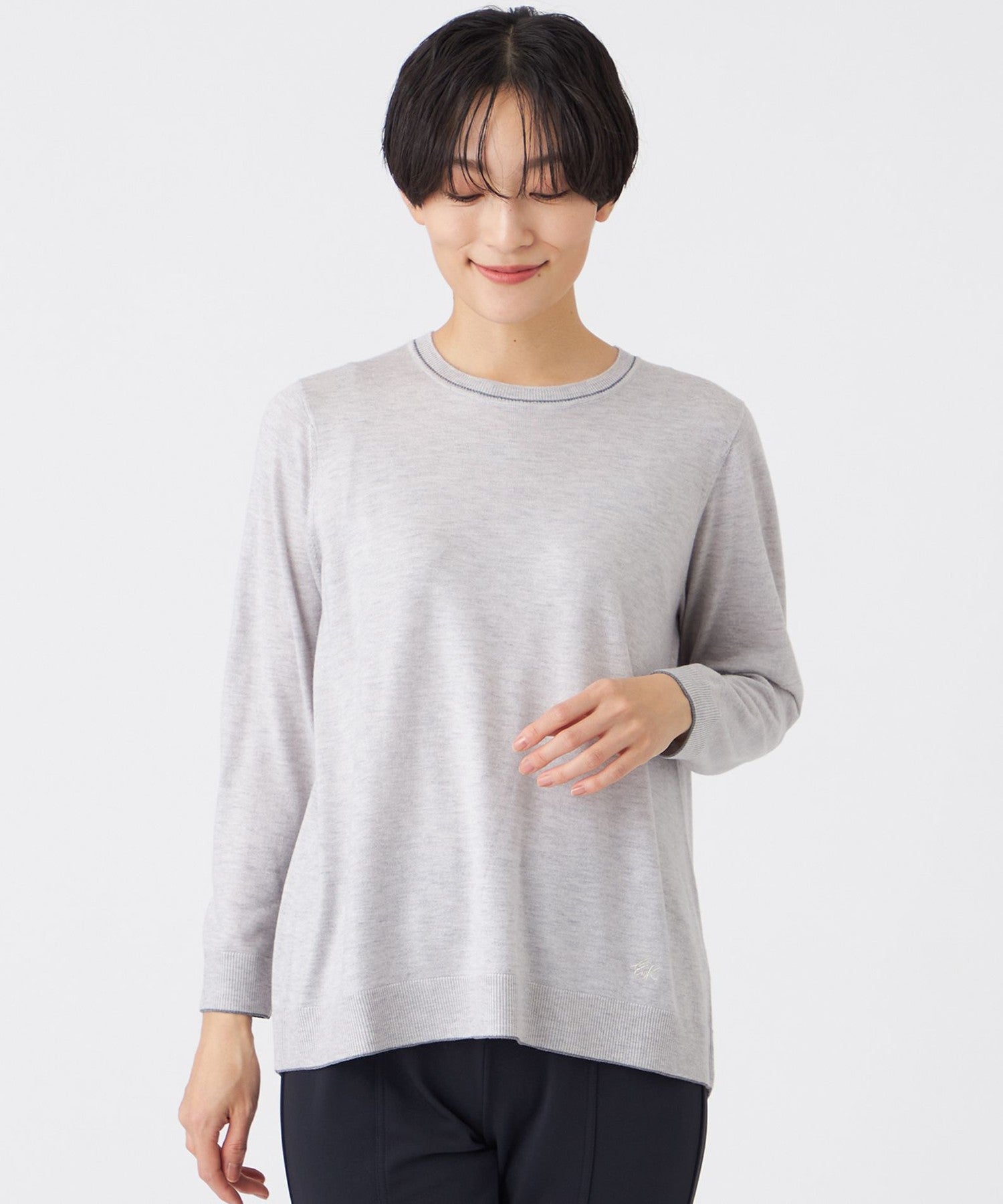 2213-U5N2469407__,07,モデル身長163cm 着用サイズ：40