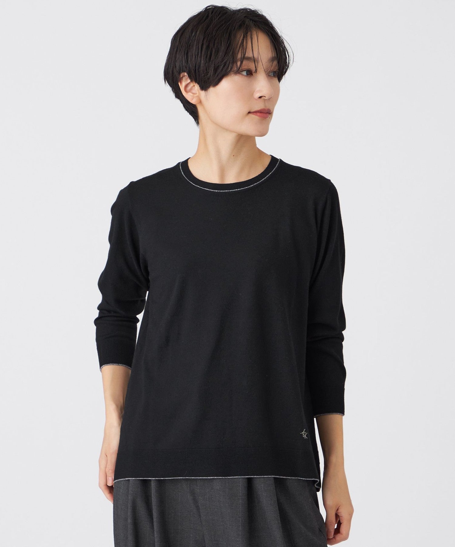 2213-U5N2469409__,09,モデル身長163cm 着用サイズ：40