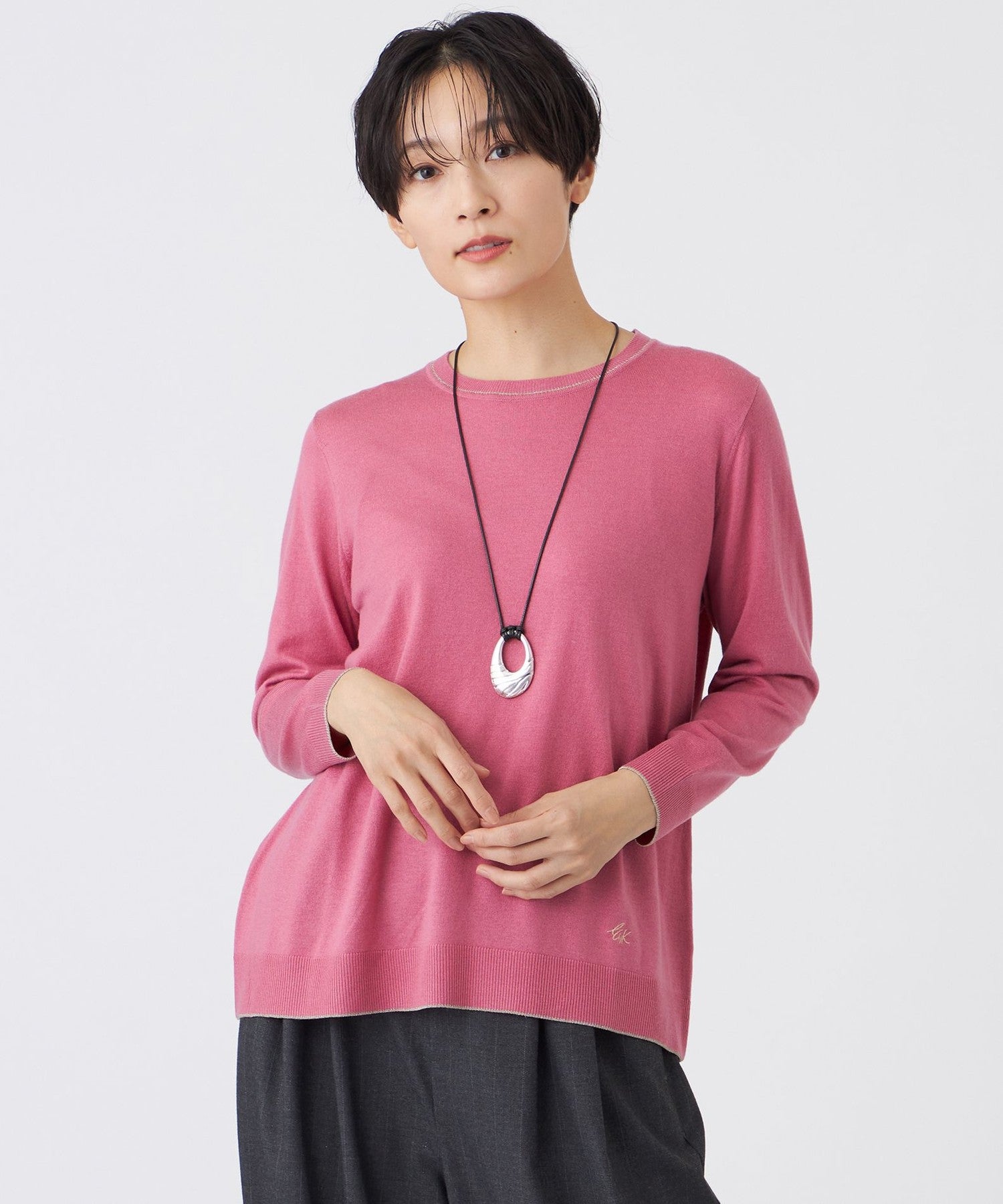 2213-U5N2469414__,14,モデル身長163cm 着用サイズ：40