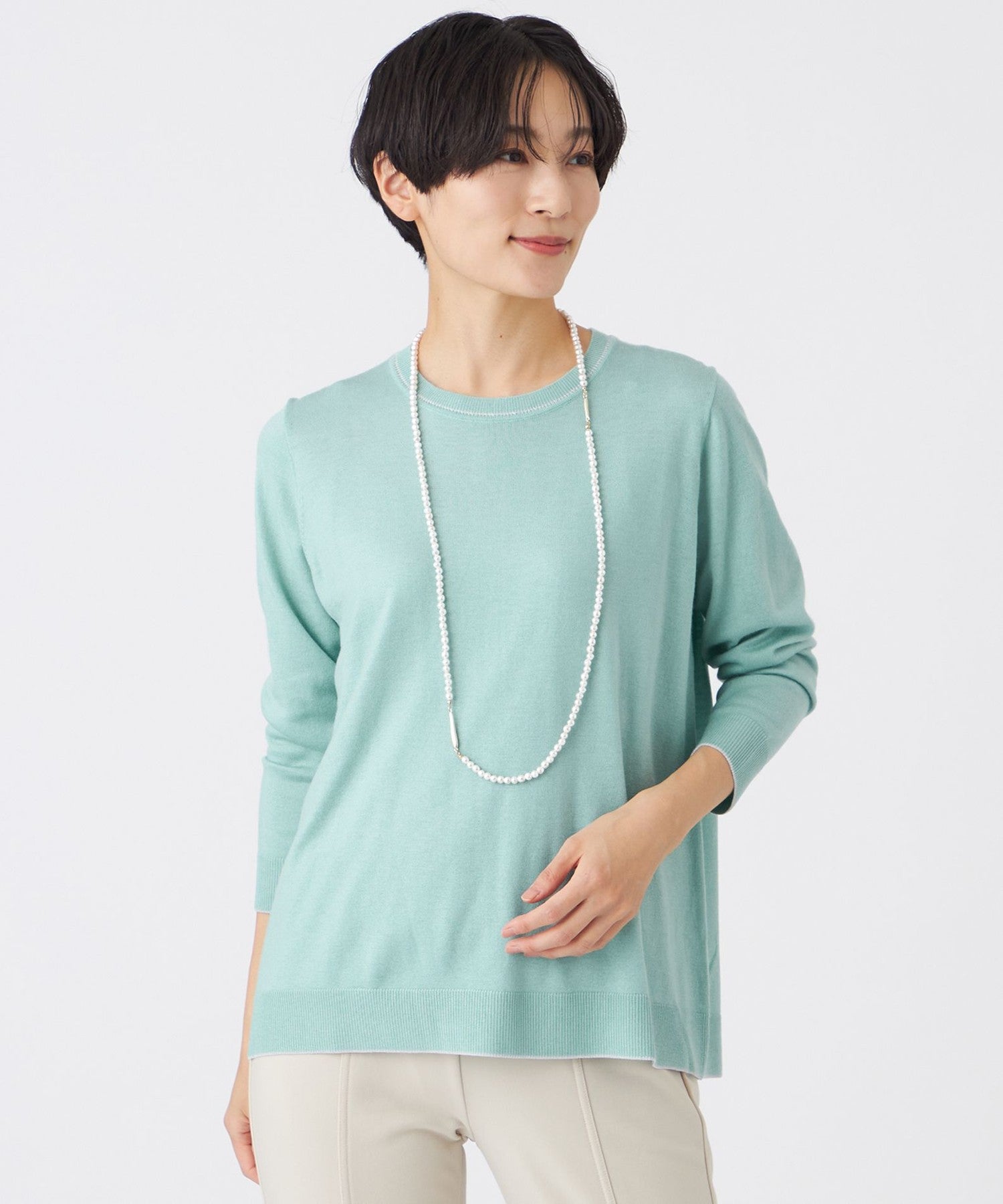 2213-U5N2469424__,24,モデル身長163cm 着用サイズ：40