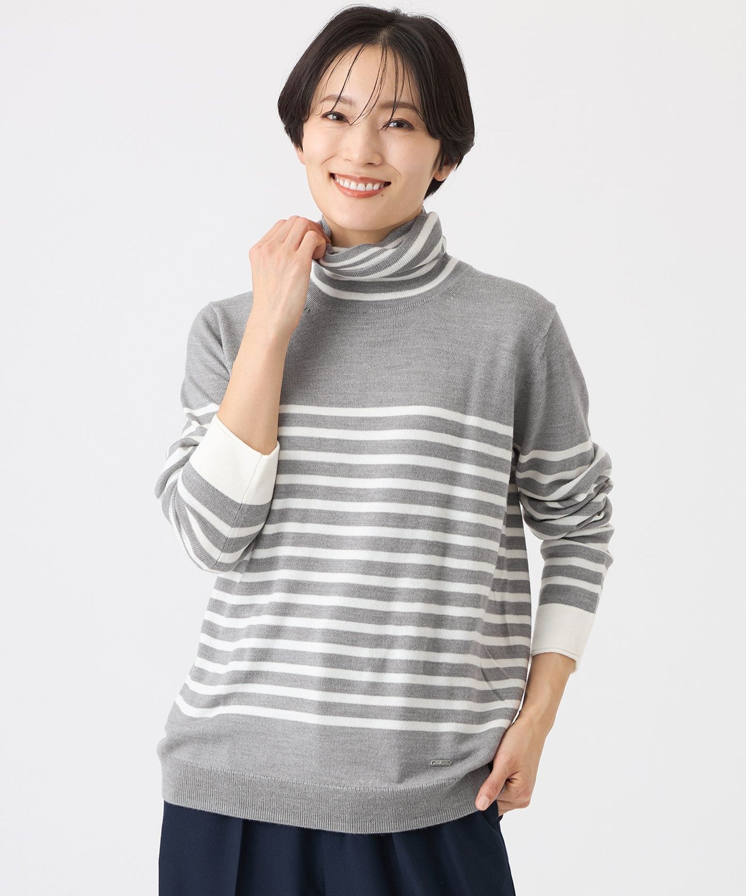 2213-U5N5266307__,07,モデル身長163cm 着用サイズ：40