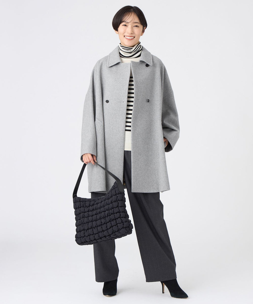 カタログ掲載】【ウォッシャブル】ダブルタートルネックニットプル