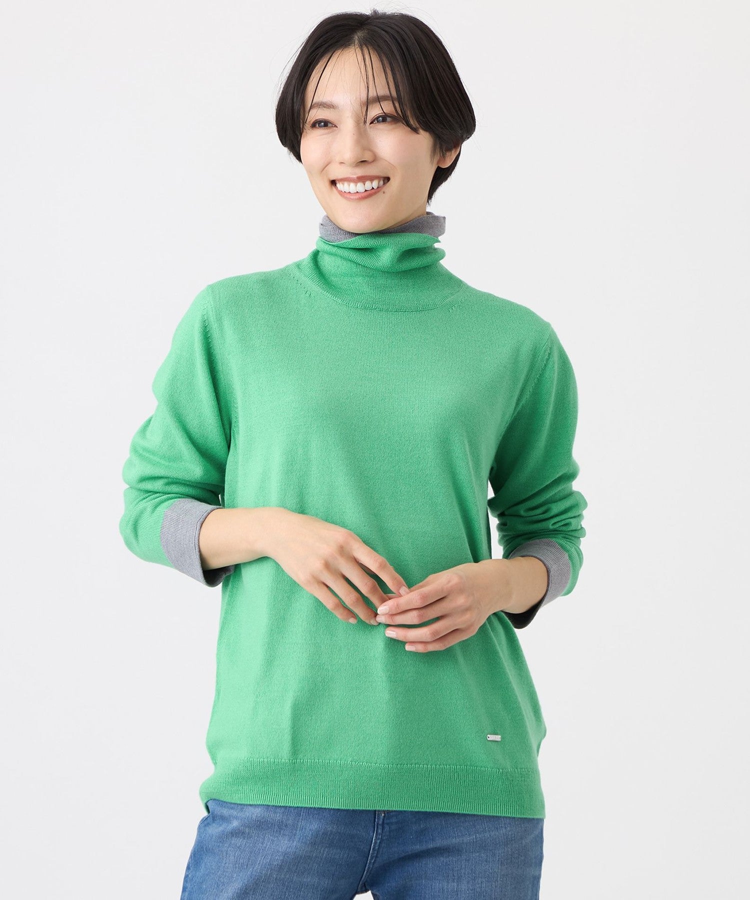 2213-U5N5266370__,70,モデル身長163cm 着用サイズ：40