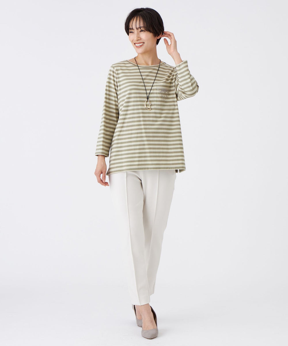 接触冷感】【マシンウォッシャブル】エンブロイダリーボーダー