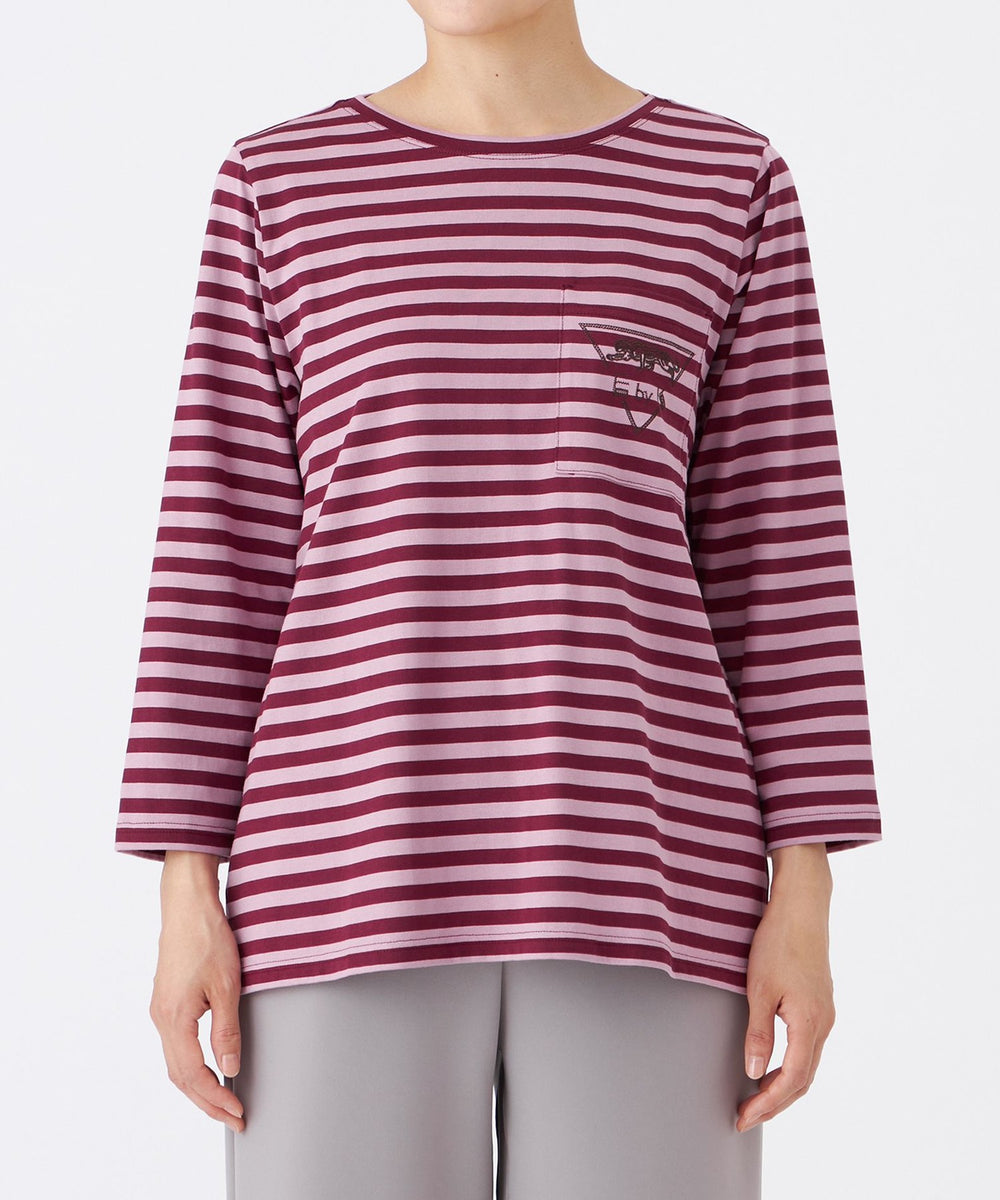 接触冷感】【マシンウォッシャブル】エンブロイダリーボーダー