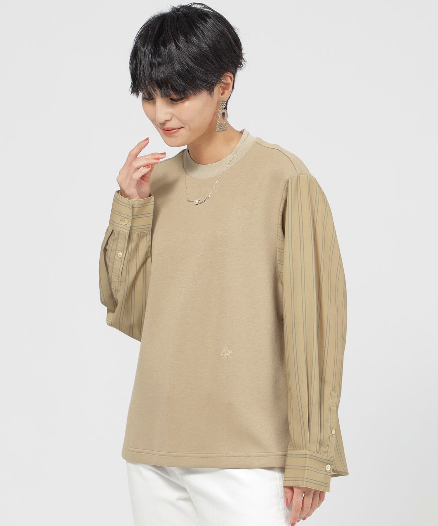 2213-U5P6143440__,40,モデル身長165cm 着用サイズ：40