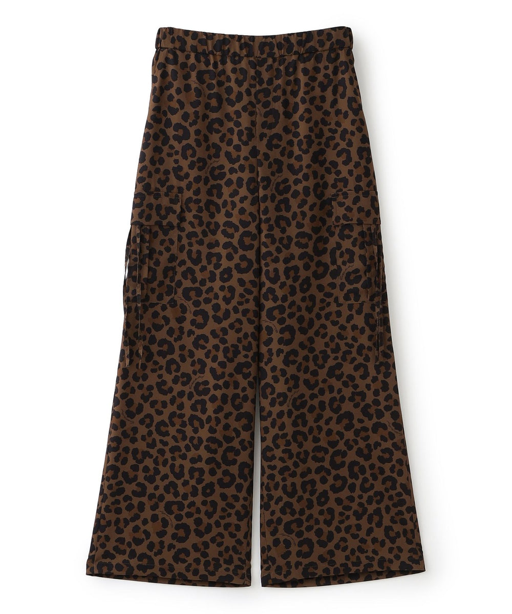 マシンウォッシャブル】レオパードプリントカーゴパンツ(パンツ)｜EVEX