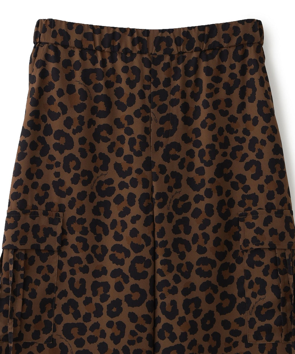 マシンウォッシャブル】レオパードプリントカーゴパンツ(パンツ)｜EVEX