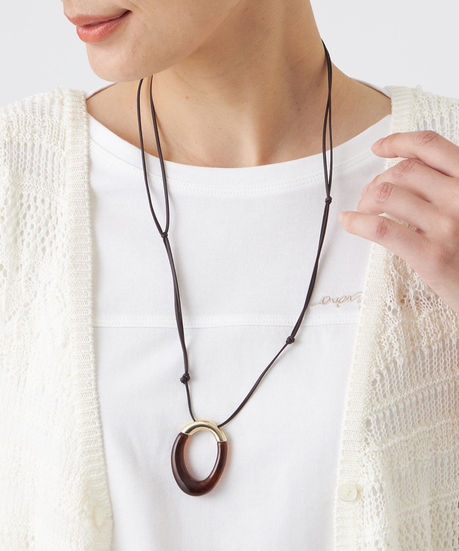 クリアワントップネックレス(小物・雑貨)｜EVEX by KRIZIA