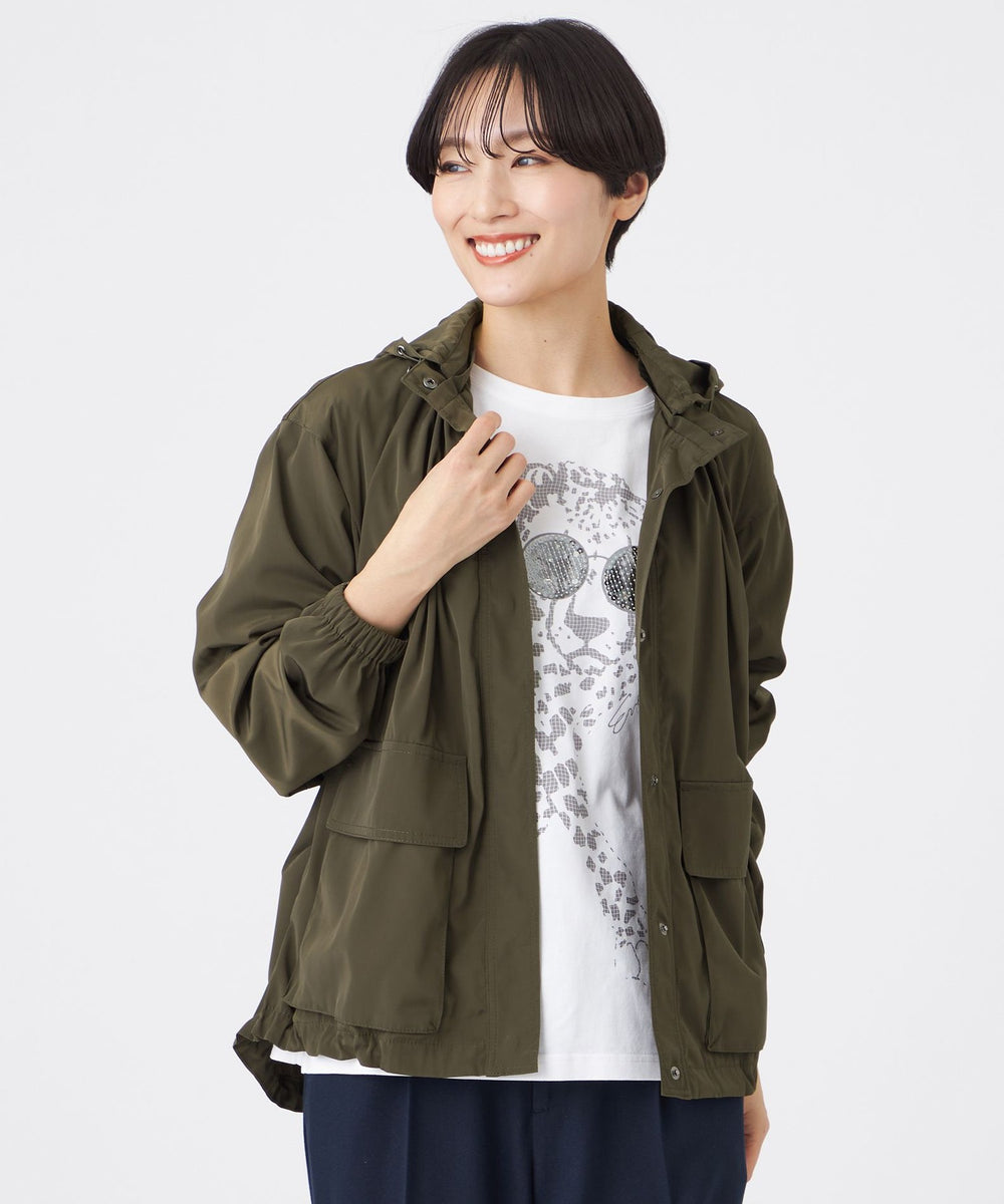 L】ポランタフタギャザー(コート)｜EVEX by KRIZIA(エヴェックス バイ