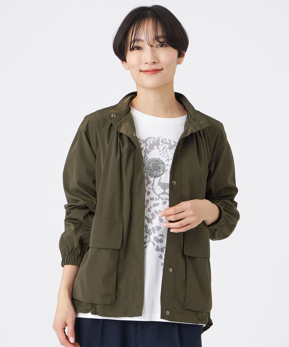 L】ポランタフタギャザー(コート)｜EVEX by KRIZIA(エヴェックス バイ