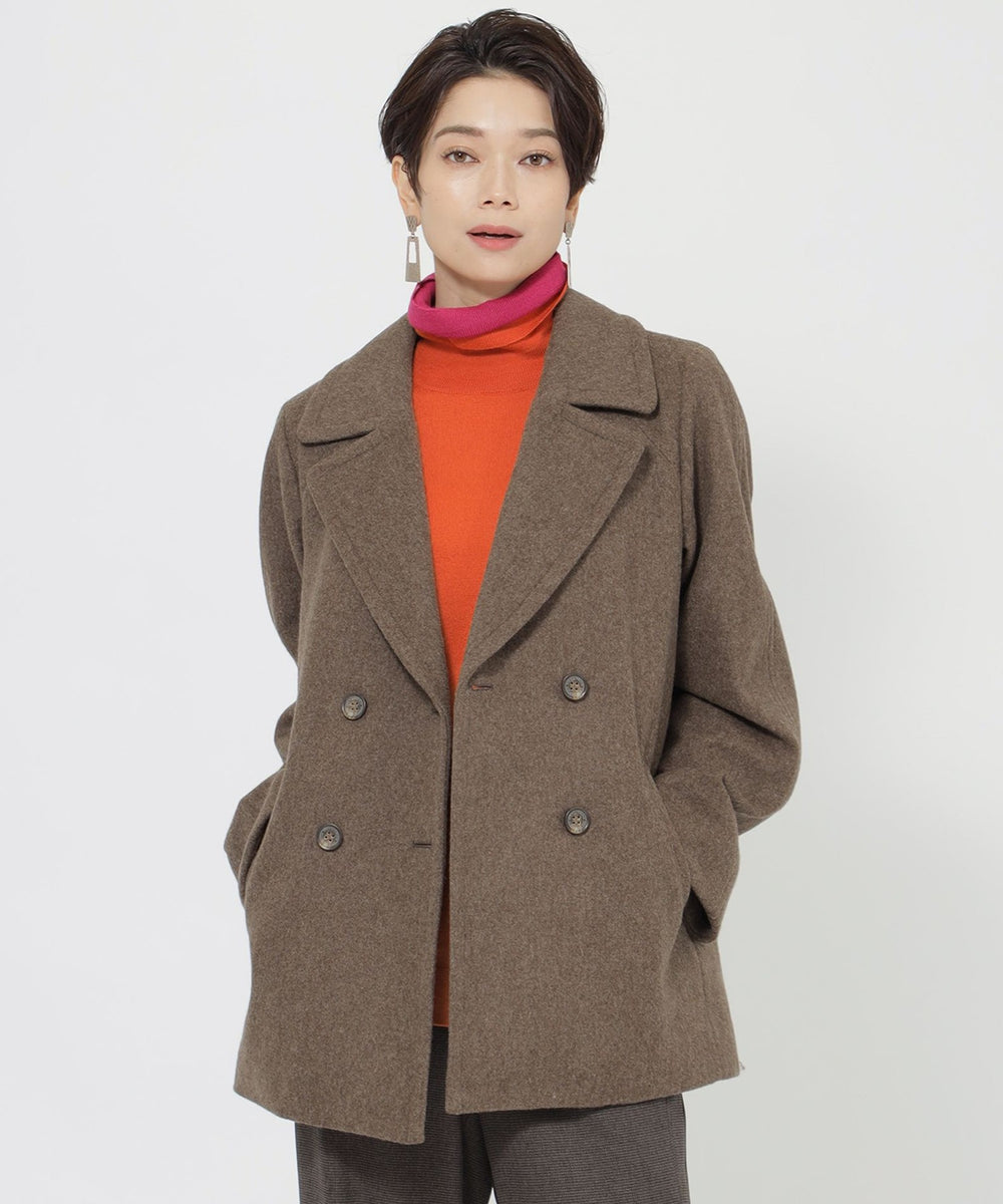 WEWILL  PEA COAT -Navy- 23aw