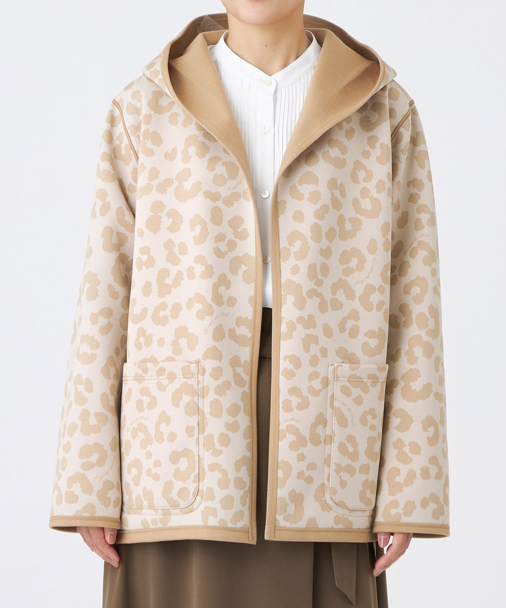 L】【リバーシブル】【ウォッシャブル】レオパードダンボール