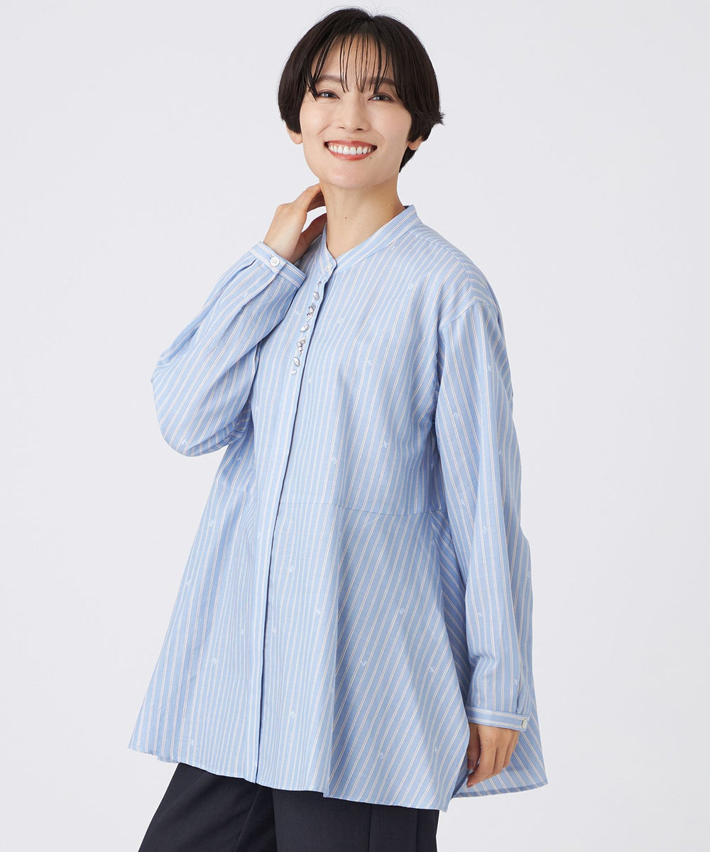 L】【カタログ掲載品】【ウォッシャブル】ストライプジャカード