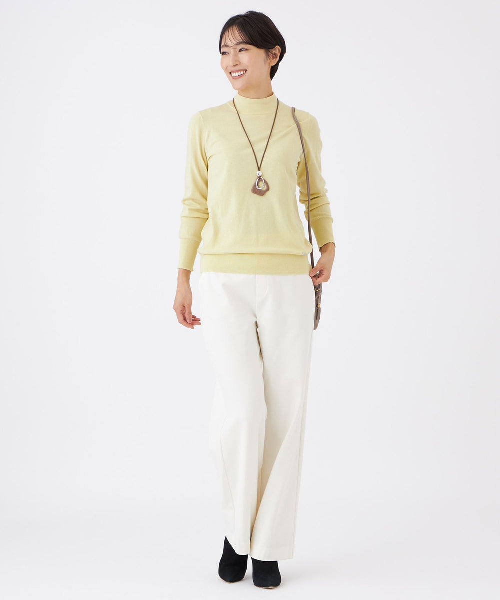 L】【カタログ掲載】【ウォッシャブル】ラメハイゲージニット