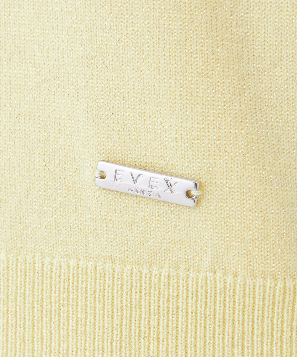 L】【カタログ掲載】【ウォッシャブル】ラメハイゲージニット