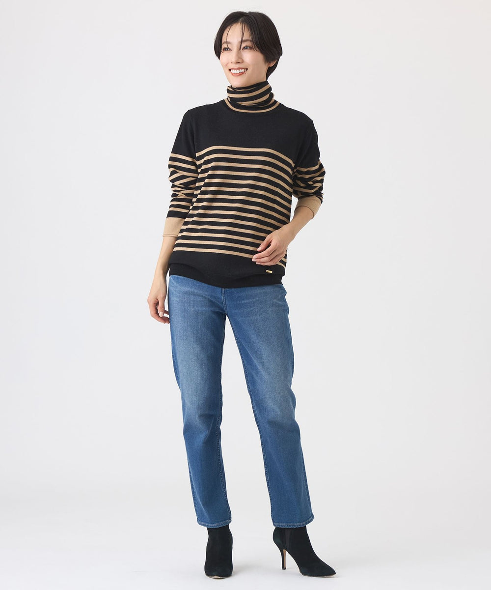 L】【追加・カタログ掲載・ウォッシャブル】ダブルタートルネック