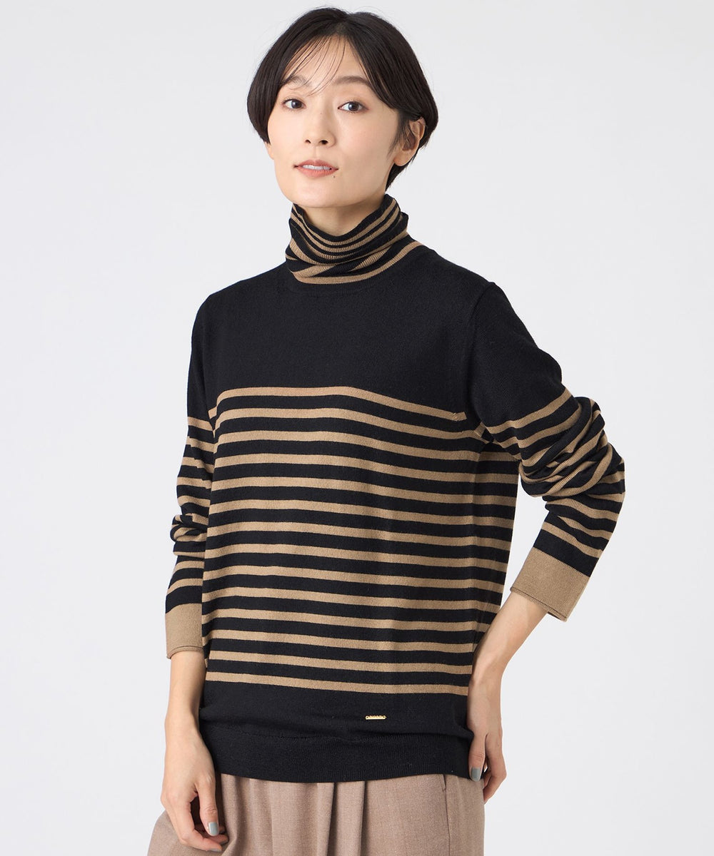 L】【追加・カタログ掲載・ウォッシャブル】ダブルタートルネック