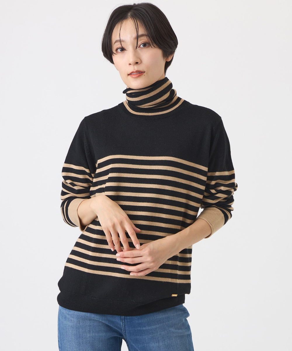 L】【追加・カタログ掲載・ウォッシャブル】ダブルタートルネック