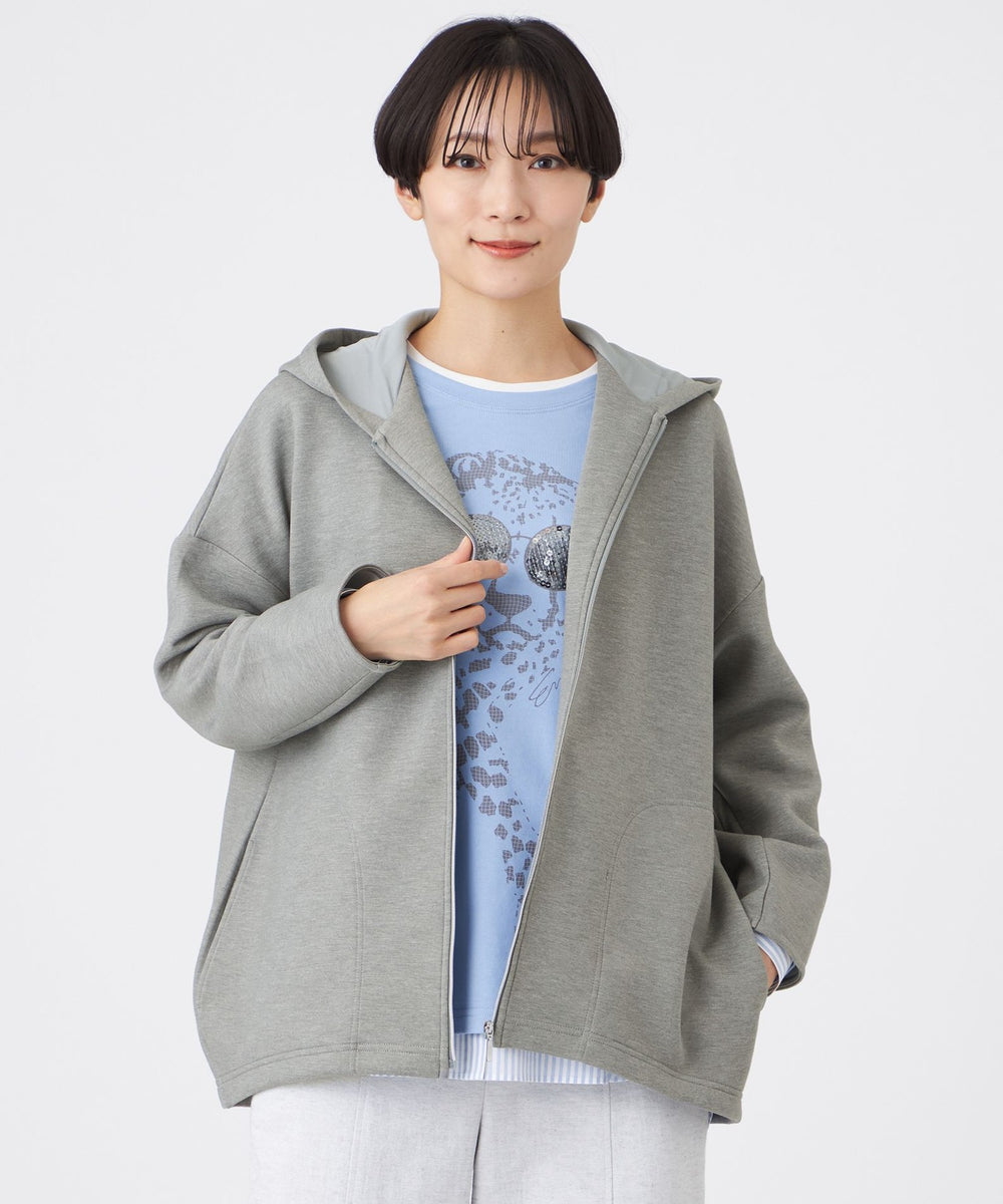 マシンウォッシャブル】ダンボールニットパーカー(トップス)｜EVEX by