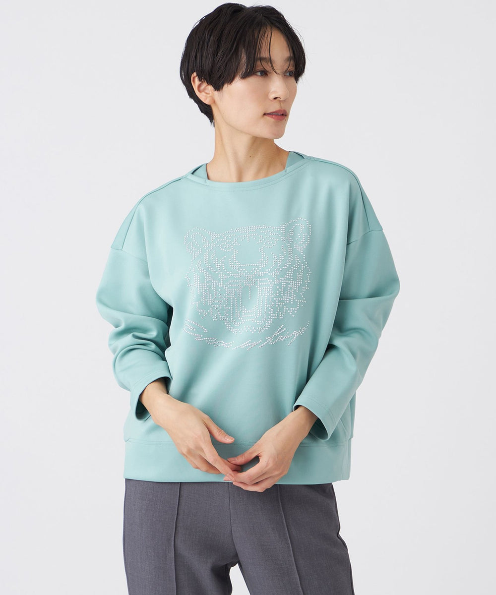 L】【ウォッシャブル】ホットフィットダンボールニットプルオーバー