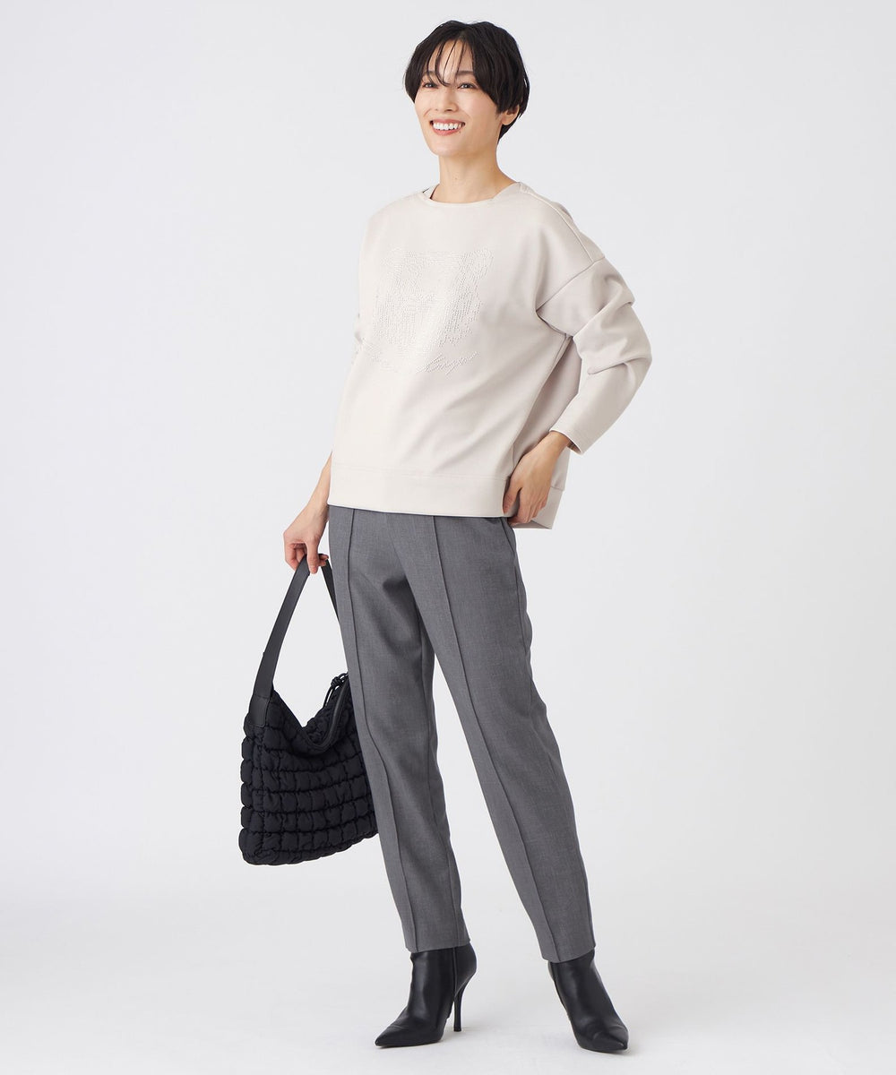 L】【ウォッシャブル】ホットフィットダンボールニットプルオーバー