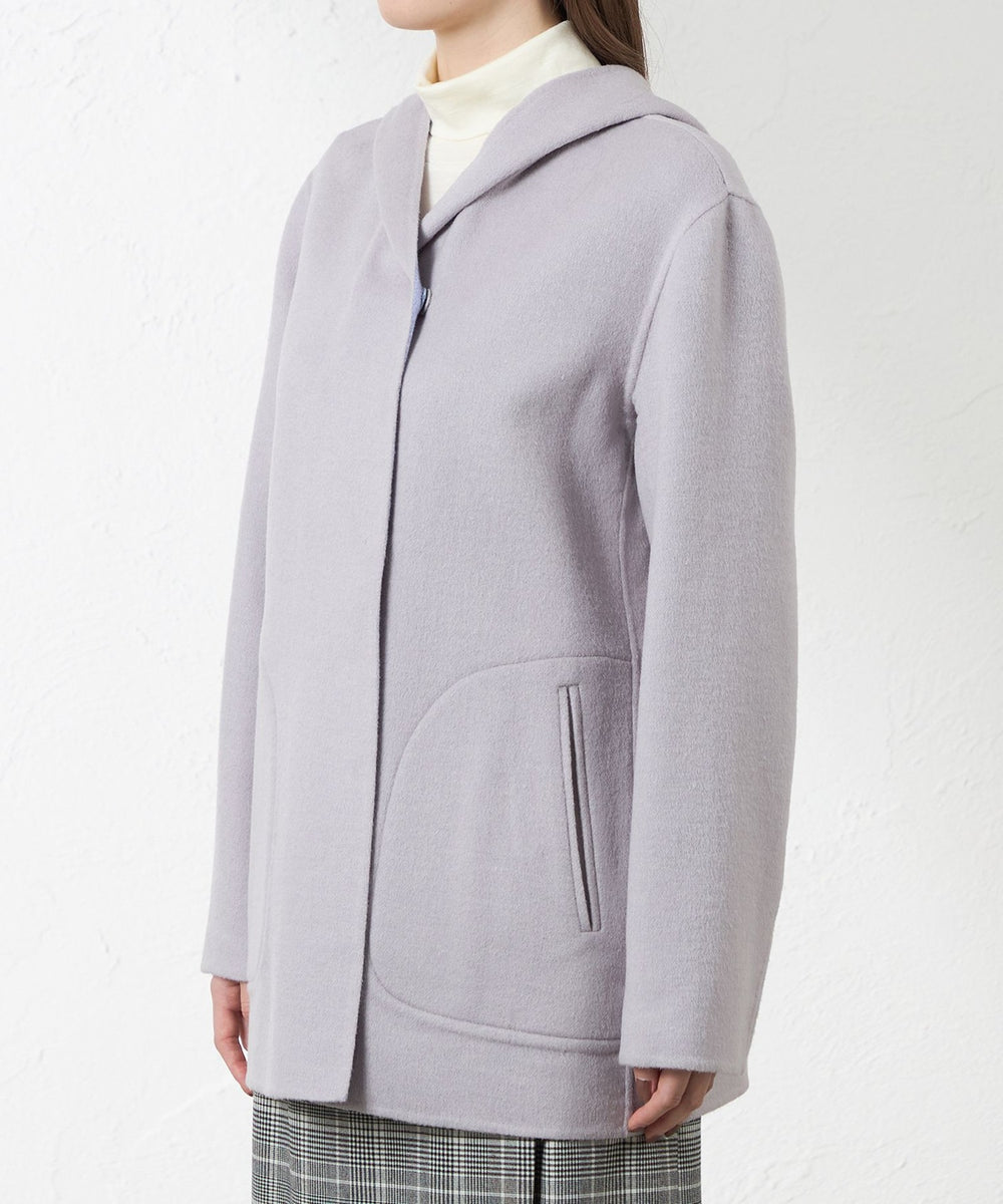 Anniversary Piece】紡毛配色リバーコート(コート)｜AMACA(アマカ)の