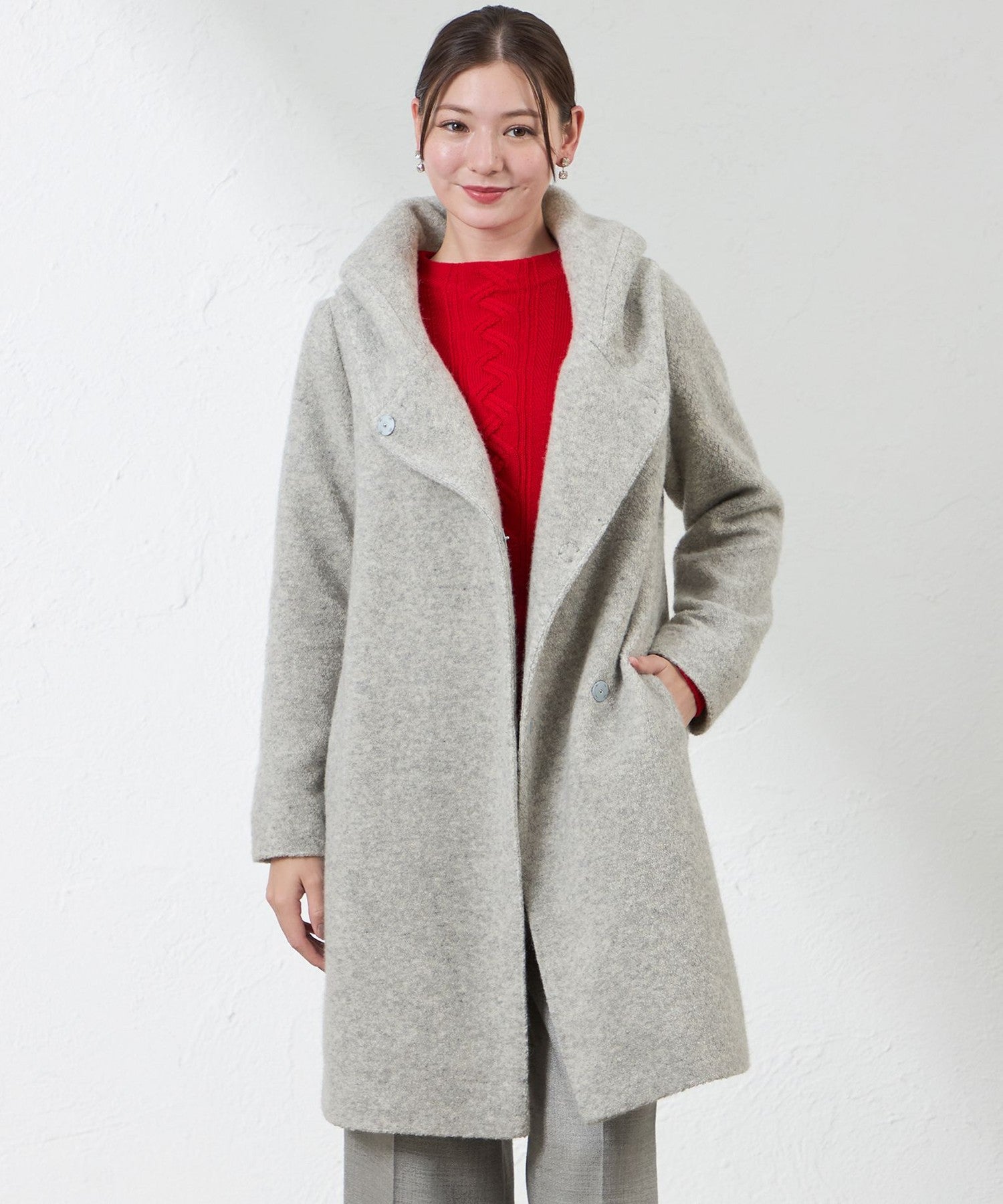 2231-V5B0864906__,06,モデル身長164cm 着用サイズ：38