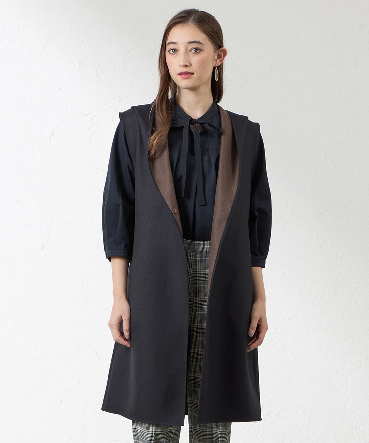 2231-V5E0261829__,29,モデル身長164cm 着用サイズ：38