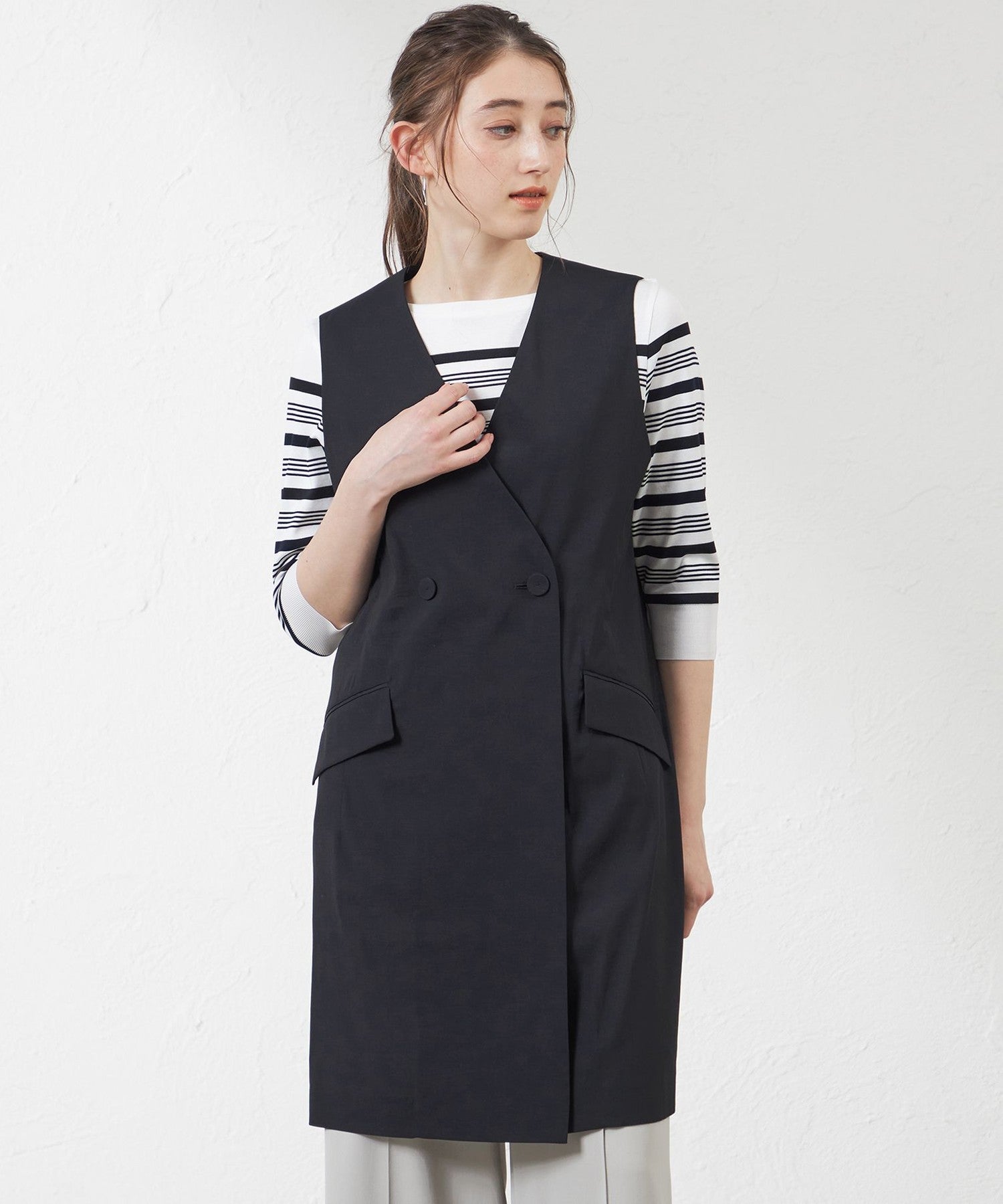 2231-V5E0653329__,29,モデル身長164cm 着用サイズ：38